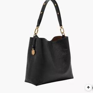 Fossil Jessie Leather Shoulder Bucket Bag